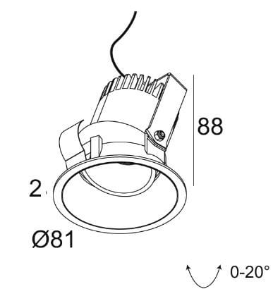 Регулируемый светодиодный прожектор Deltalight Partou ARCH-00069044 - Вид №2