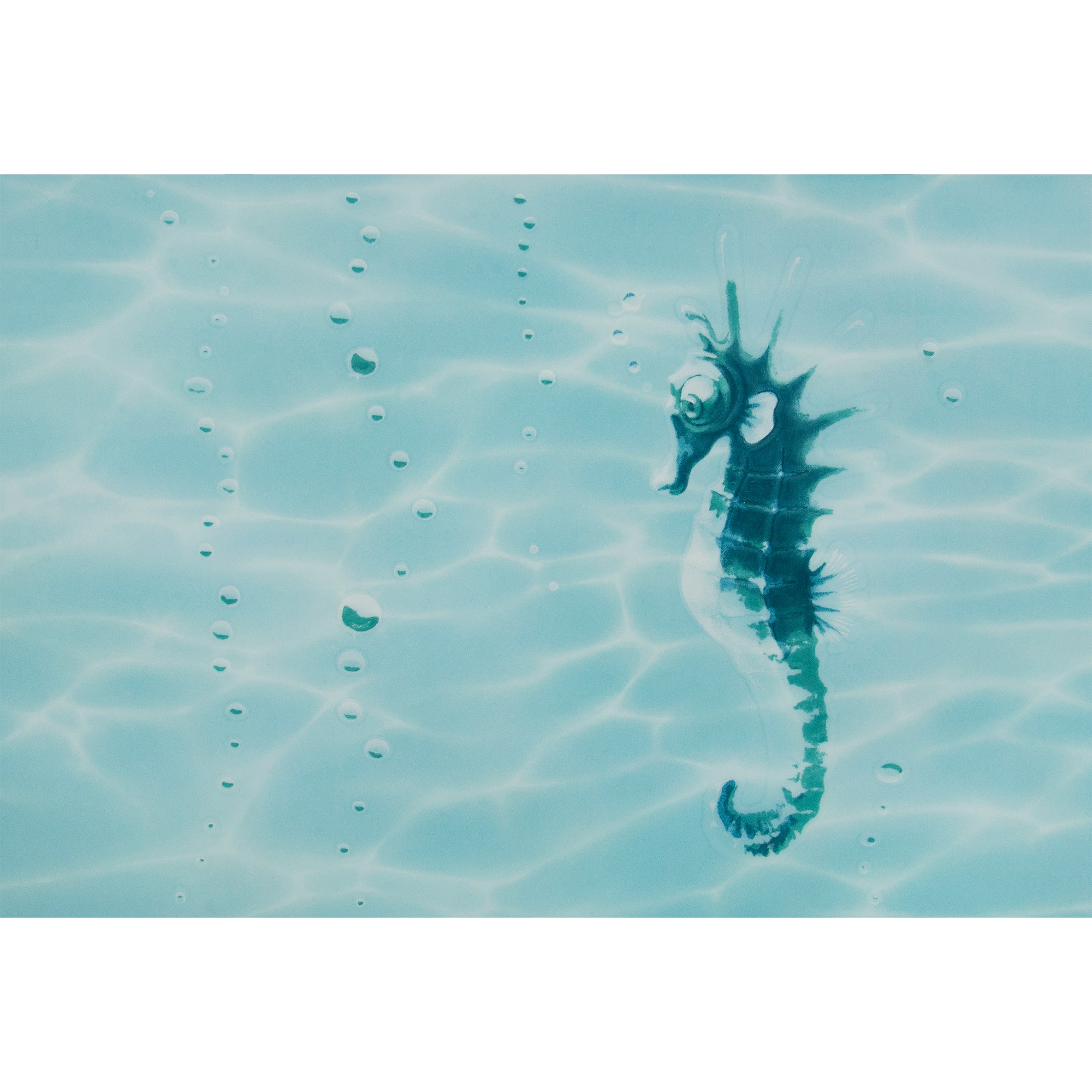 13335168 Декор « Конек» 24.9х36.4 см цвет голубой Лагуна Santreyd