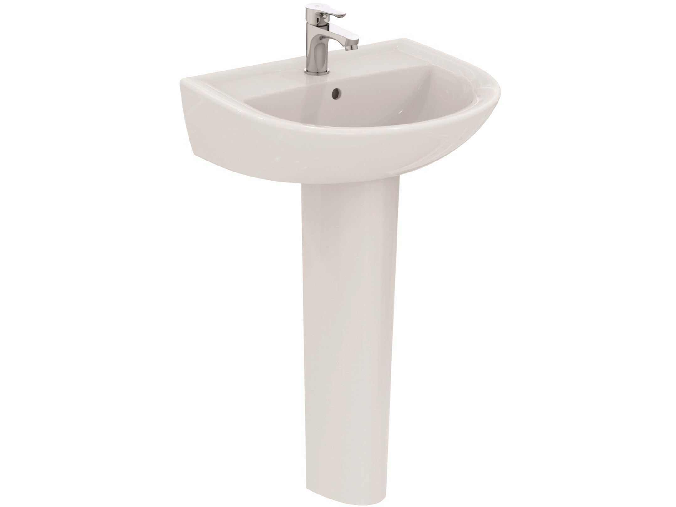 Керамическая раковина с одной колонной с переливом Ideal Standard EUROVIT ARCH-00062464 - Вид №1