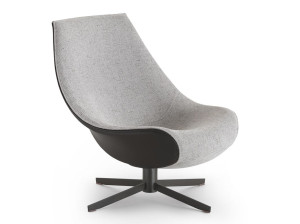 Тканевое вращающееся кресло