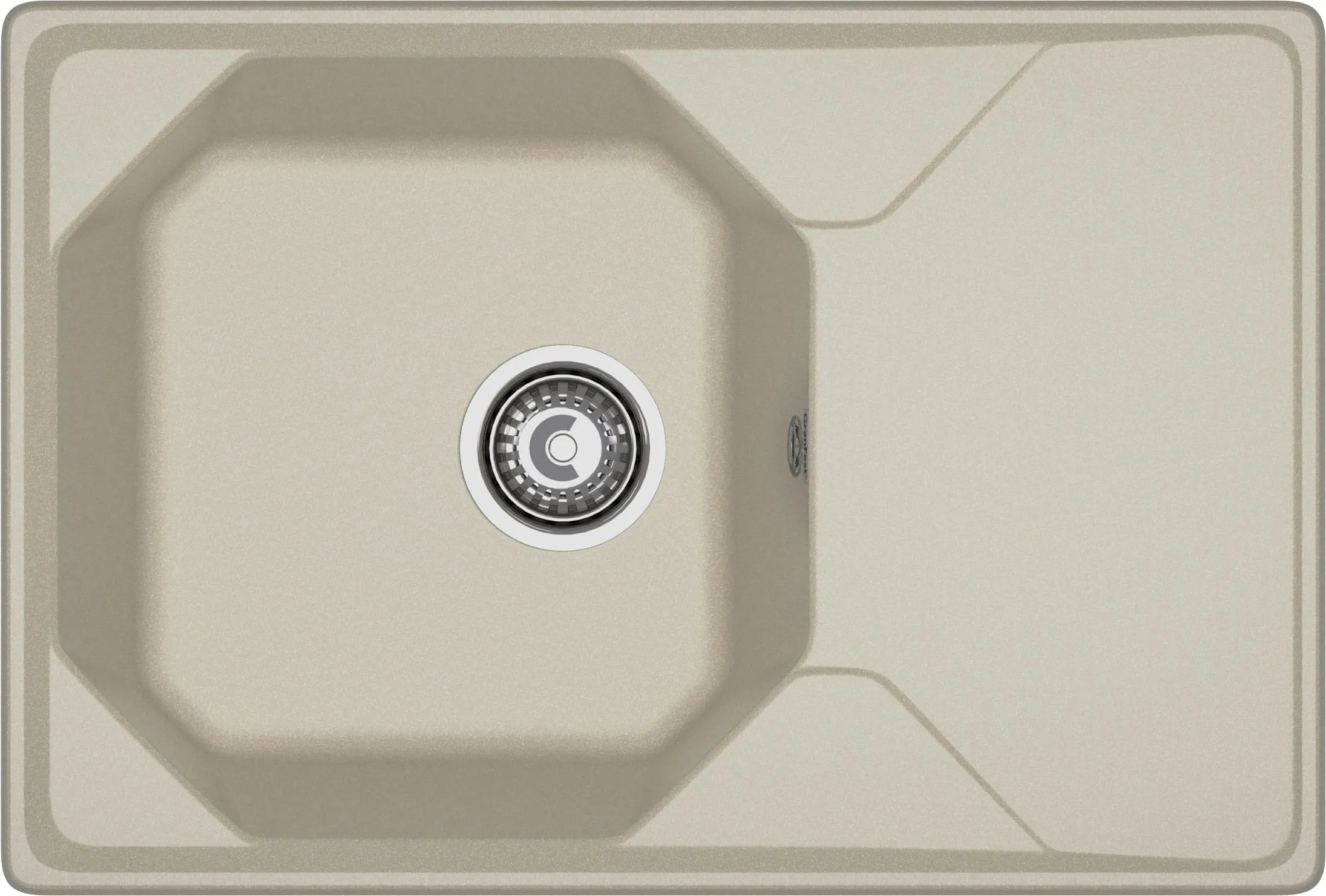 Кухонная мойка Искусственный камень UNIQUE S183 GranFest U-740L-S183