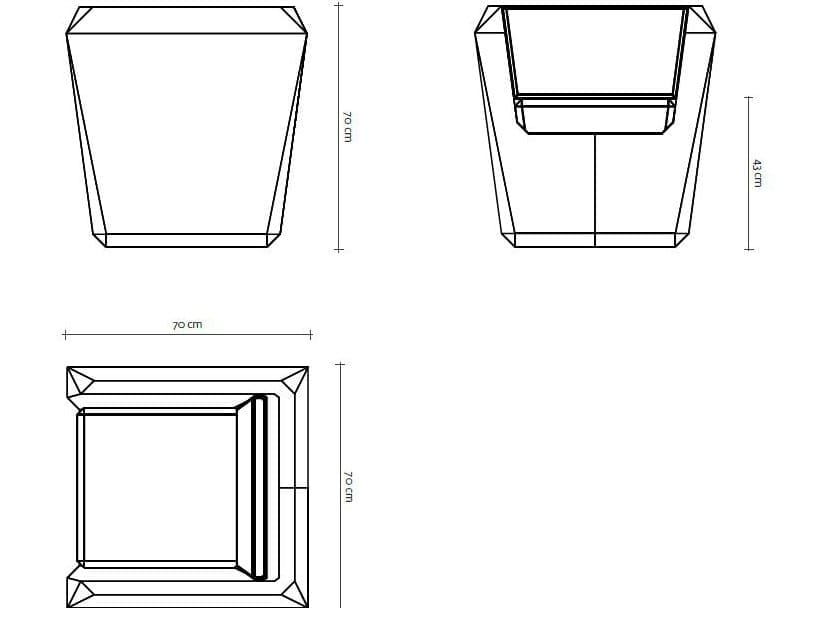 Алюминиевое кресло с подлокотниками altreforme ARCH-00003435
