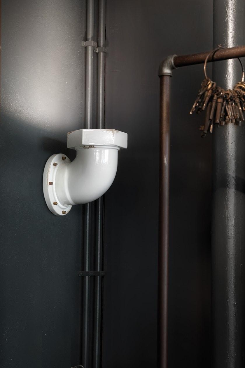 FERROLUCE Настенный керамический светильник отраженного света Industrial C1810 - Вид №1