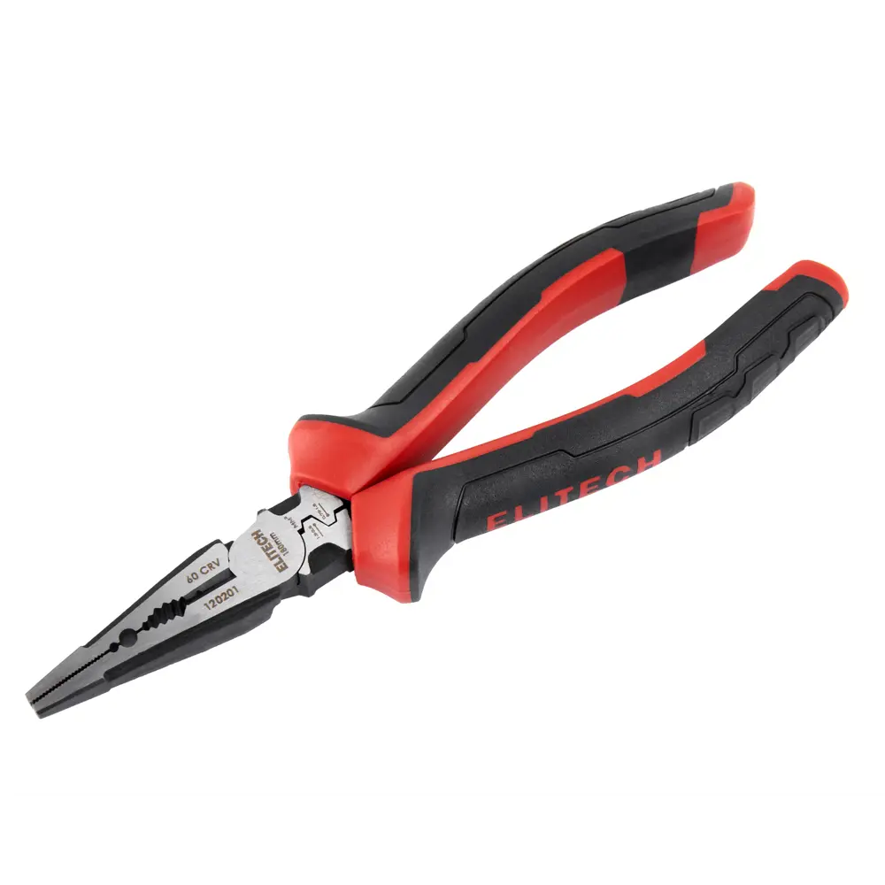 Длинногубцы Elitech 180 мм для точных работ 89407163 STLM-1572801