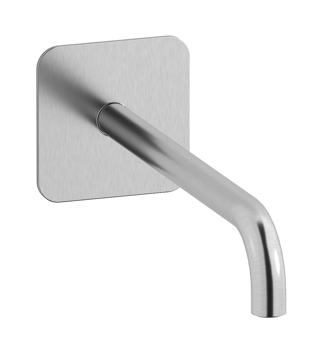 Длинный настенный излив для ванны WE ARE IB rx328ss_22 Brushed Nickel Reflex