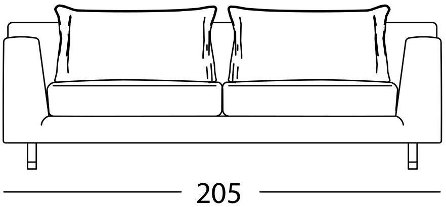 Marac 2-х местный тканевый диван со съемным чехлом sun-id-1432475 - Вид №5