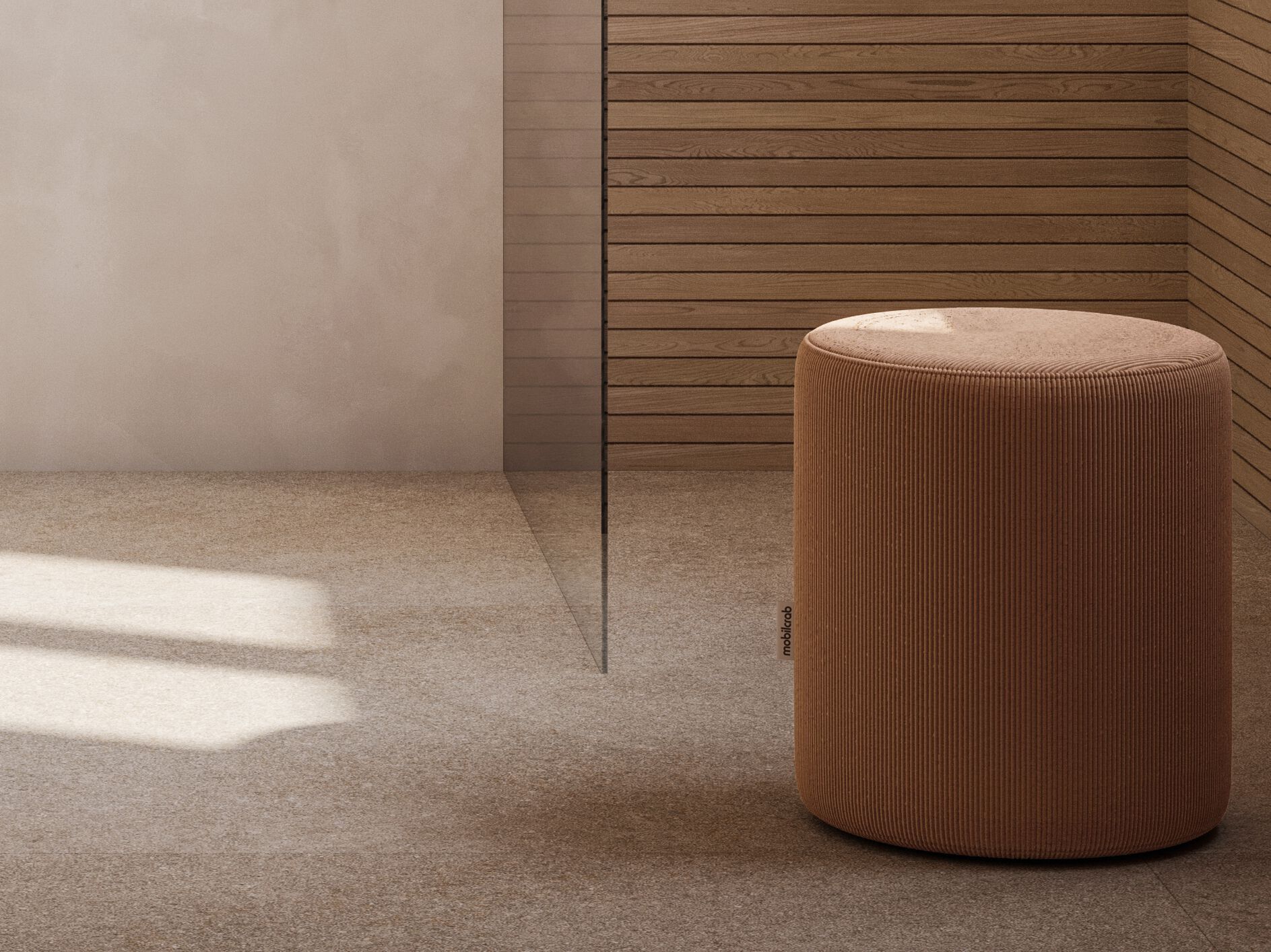 Подвесной умывальник HPL с зеркалом Mobilcrab Infinity Round ARCH-00009068 - Вид №1