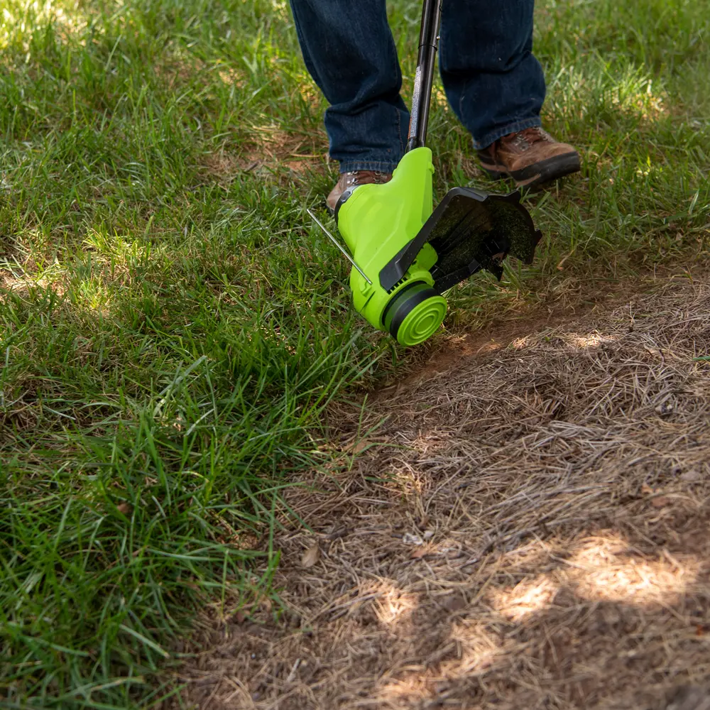 Аккумуляторный триммер Greenworks 24V для идеального газона 87231937 STLM-0073534 - Вид №3