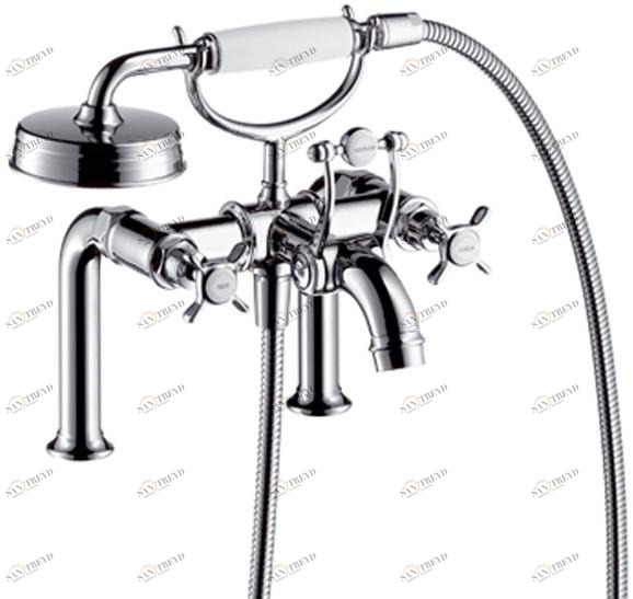 Axor Смеситель для ванны с ручным душем на 2 отверстия Axor montreux sun-id-1476516