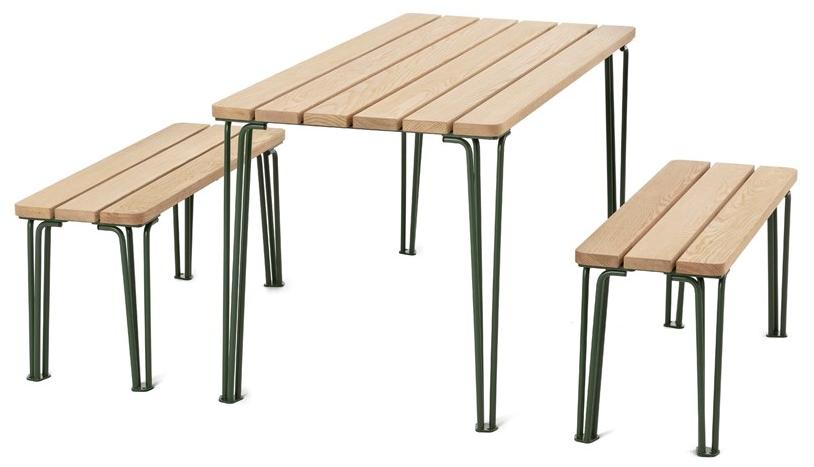 Nola Industrier Садовая скамейка из стали и дерева Gard sun-id-1458252 - Вид №4