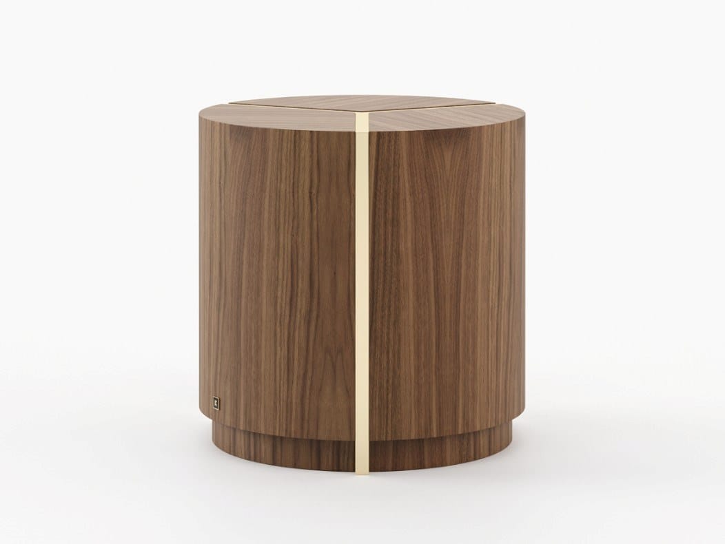 Круглый деревянный журнальный столик для гостиной Laskasas Не другое издание ARCH-00140761 - Вид №8