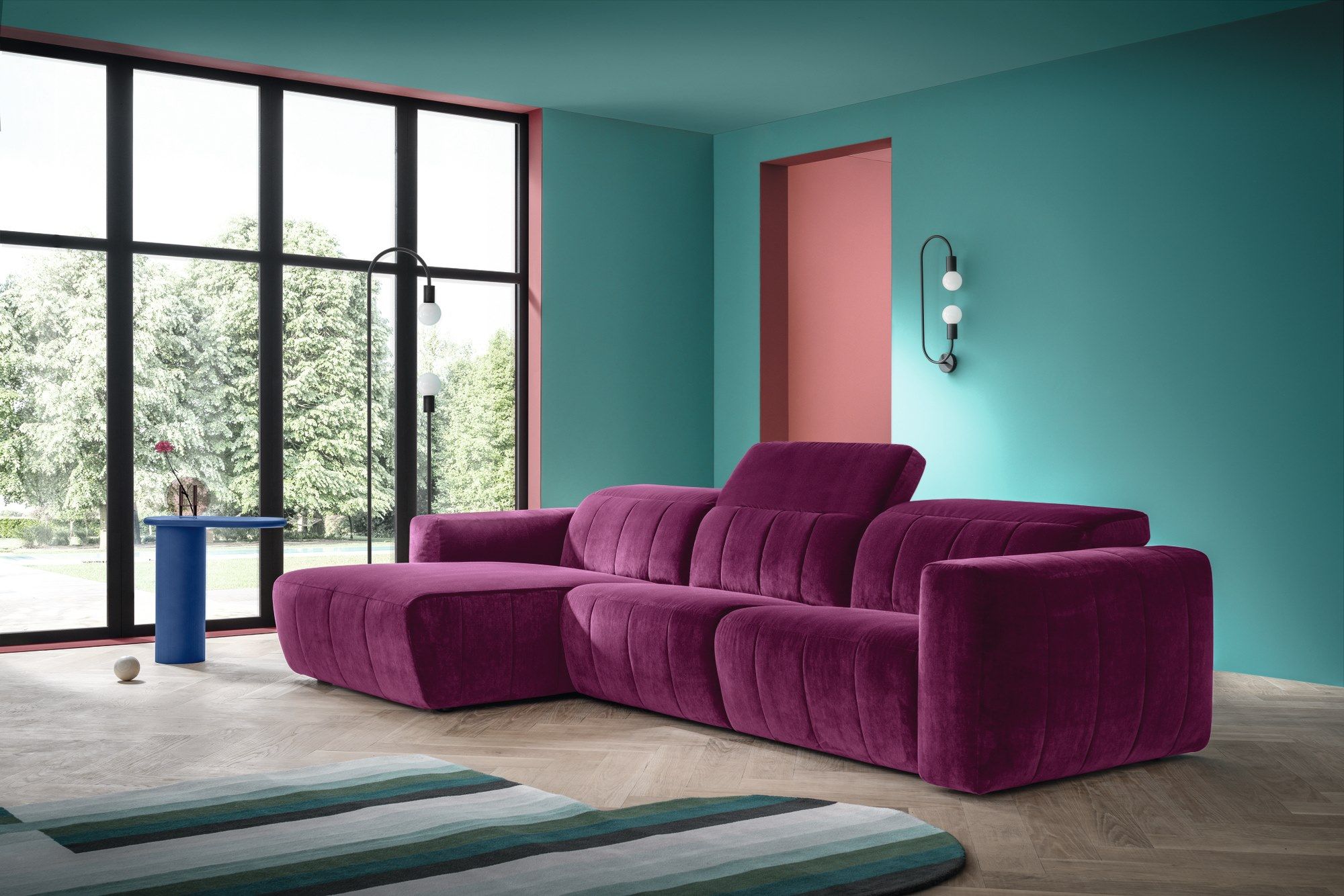 3-местный тканевый диван с полуостровом Felis Softliving ARCH-00144481 - Вид №9