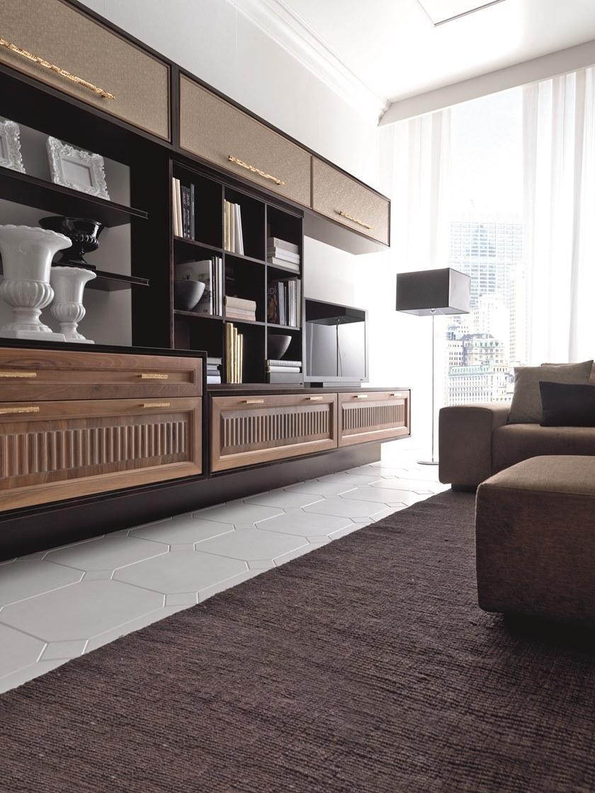 Martini Interiors Стенка для хранения из орехового дерева на заказ Convivio contemporary sun-id-1349202 - Вид №2