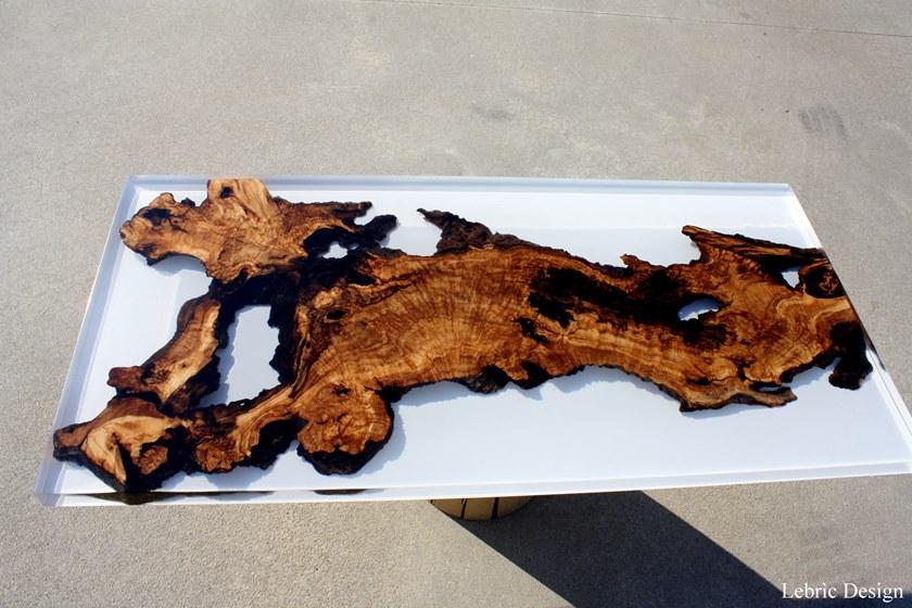 ANTICO TRENTINO Прямоугольный стол из бриара Lebrìc design - legno e resina sun-id-1429354 - Вид №7