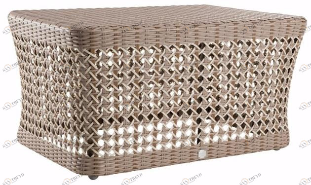 Kok Maison Прямоугольный садовый журнальный столик из полимера Antibes 648/6