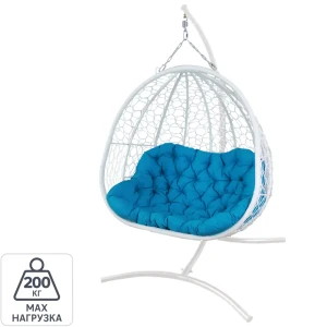 Кресло подвесное двойное Greengard Севилья с опорой