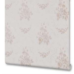 Обои виниловые Palitra Life Small Roses бежевые 0.53 м 1358-12