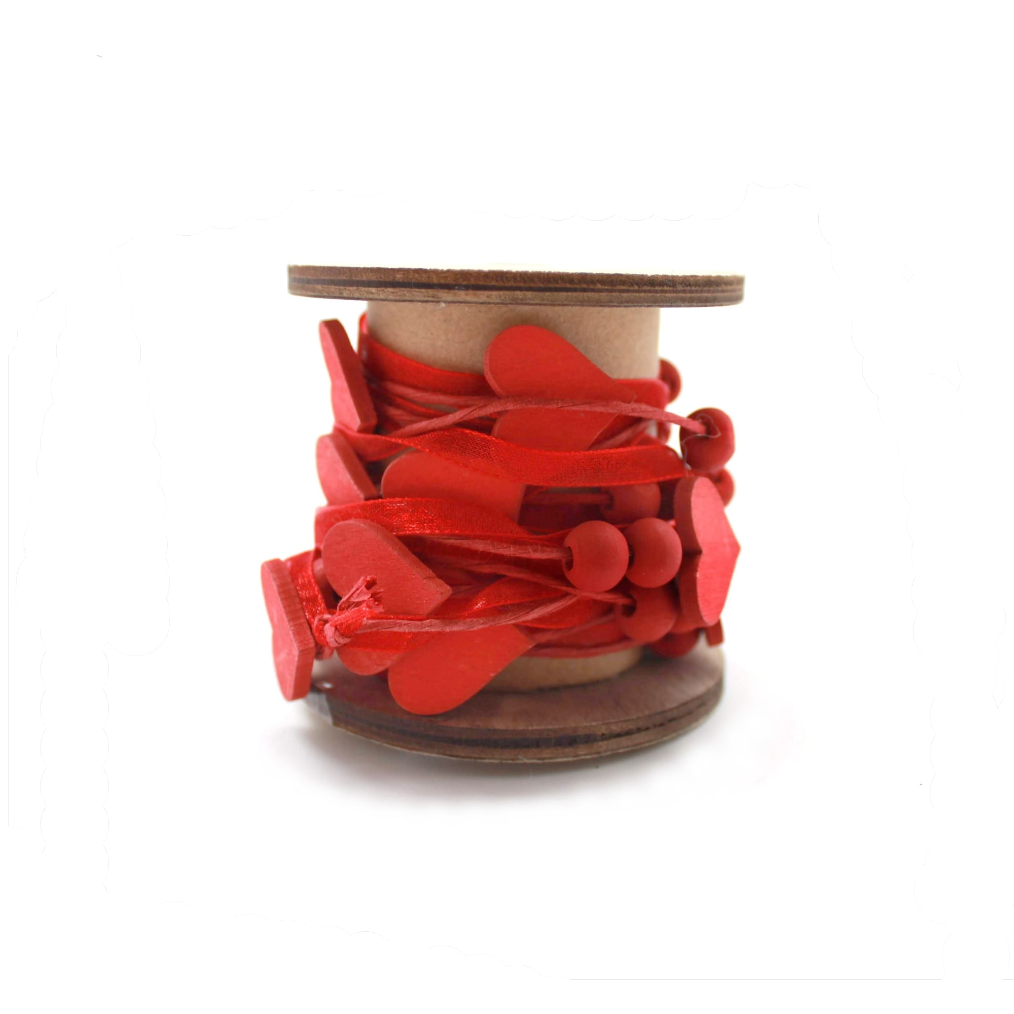 82355355 Веревка декоративная «Сердечки» 2 м Santreyd 