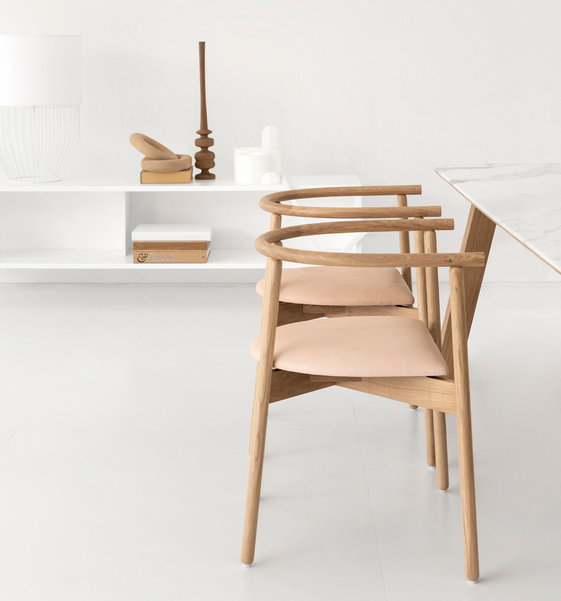 Деревянный стул с подлокотниками Branca Lisboa MARS ARCH-00110426 - Вид №6