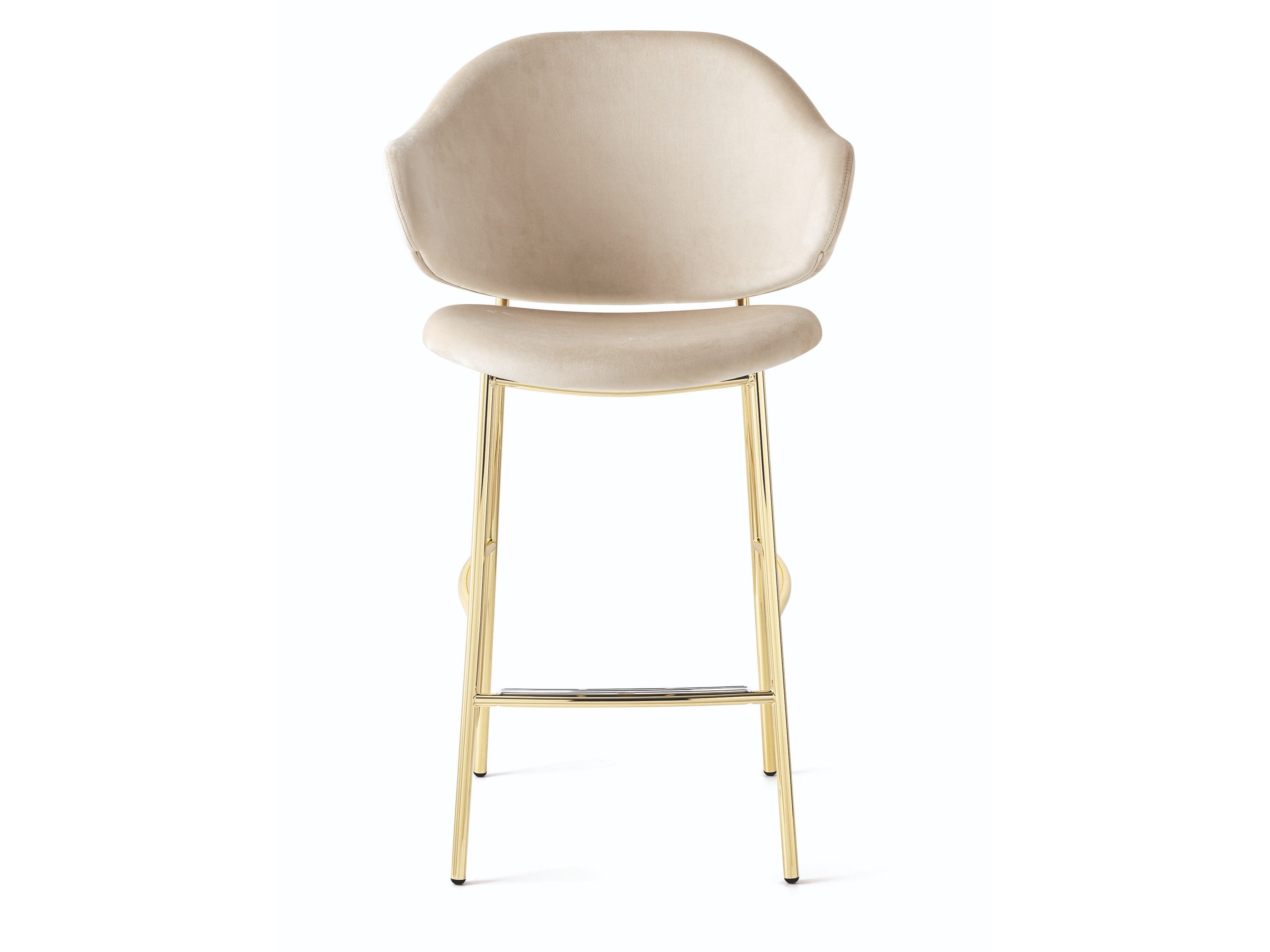 Высокий тканевый стул с подставкой для ног Calligaris Holly ARCH-00058174 - Вид №1