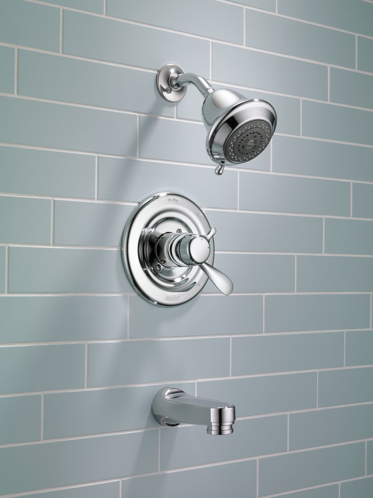 T17430-NP Для ванны и душа Monitor® 17 Series Delta Faucet Classic Жемчужный никель и латунь - Вид №1