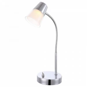 Настольная лампа Globo Tieka 56185-1T GLOBO КЛАССИЧЕСКИЕ 110046 Белый;серебро
