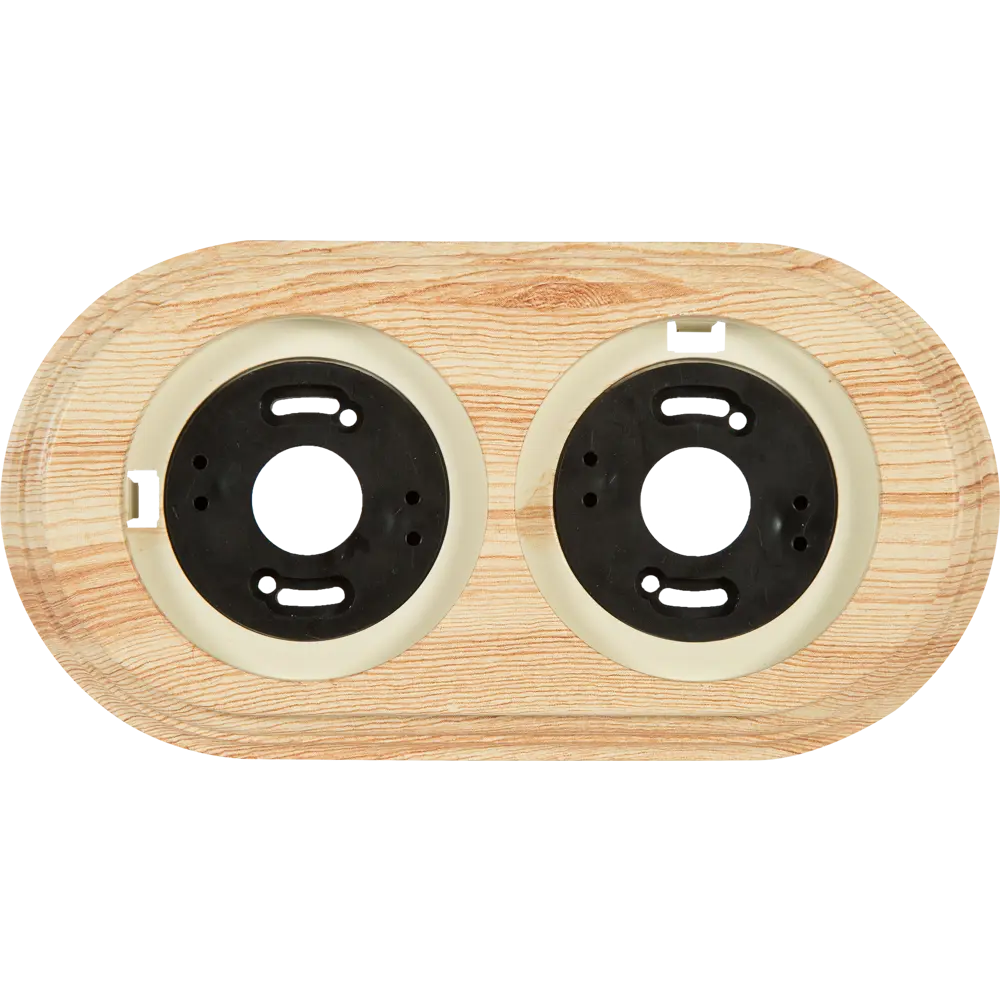 Рамка Electraline на 2 розетки в стиле карельской сосны 82246904 Серия отсутствует STLM-0023010