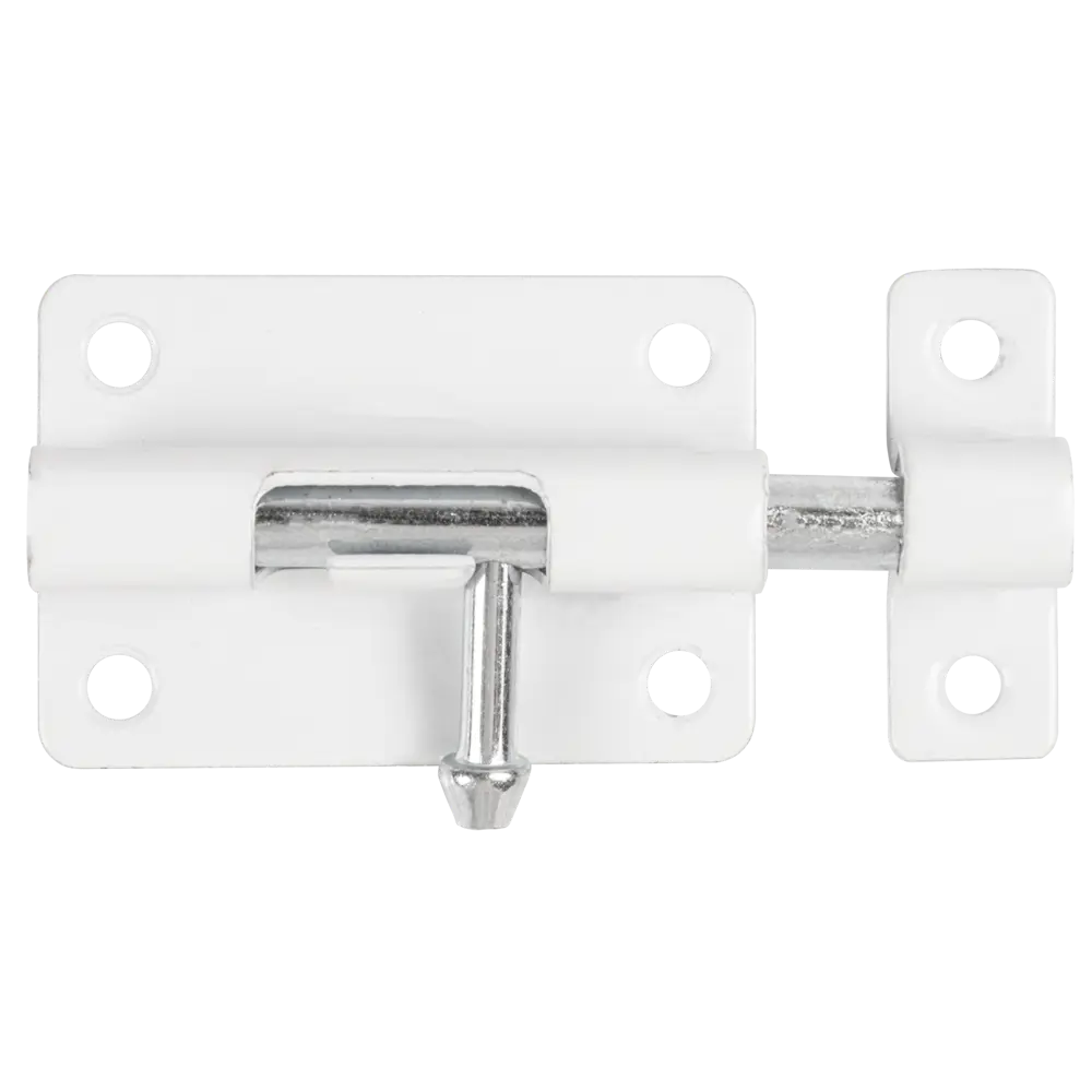 Шпингалет Ajax ЗТ-6 сталь цвет белый STLM-2100338