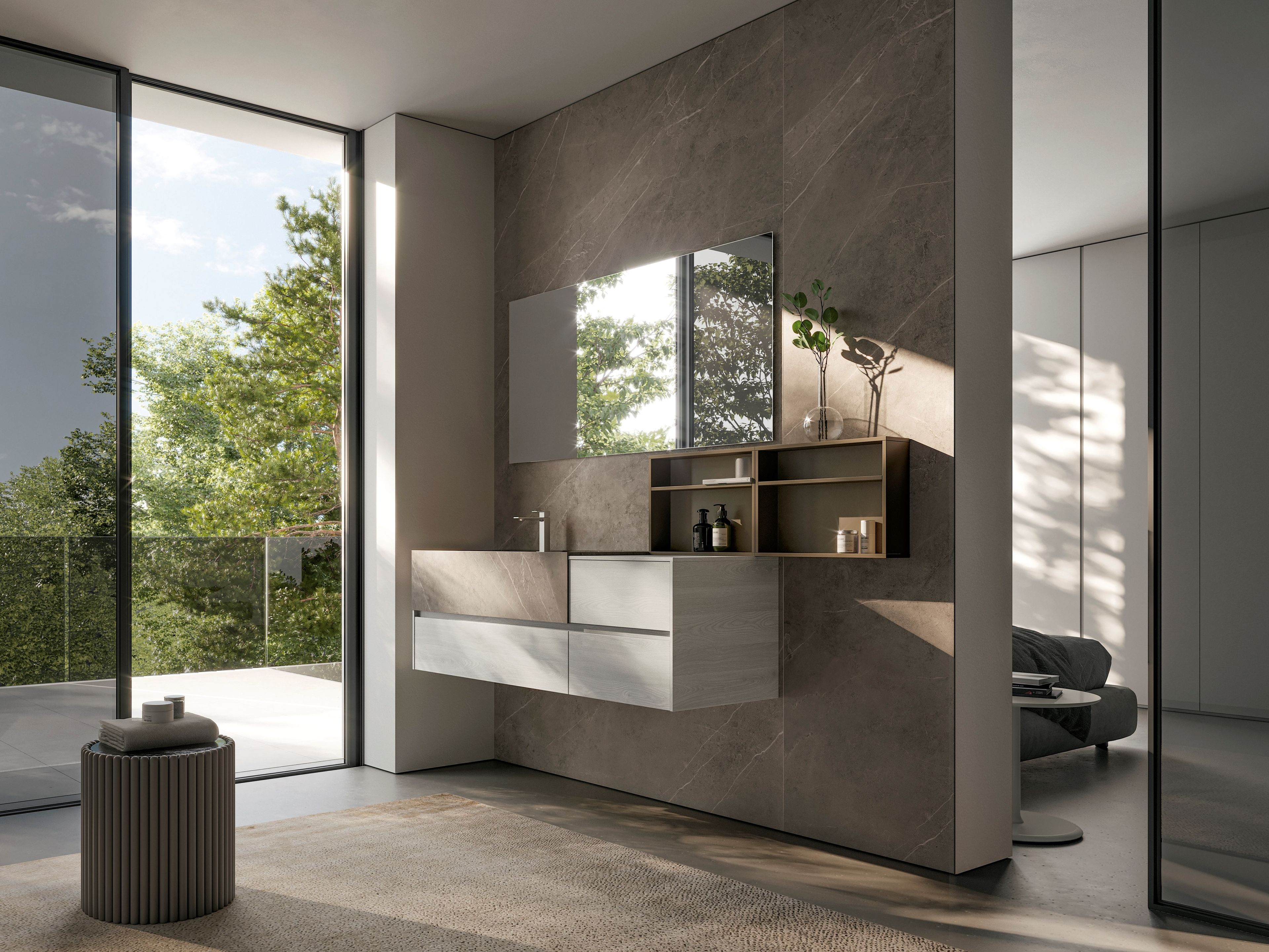 Подвесной умывальник Ideagroup Nyù ARCH-00052670