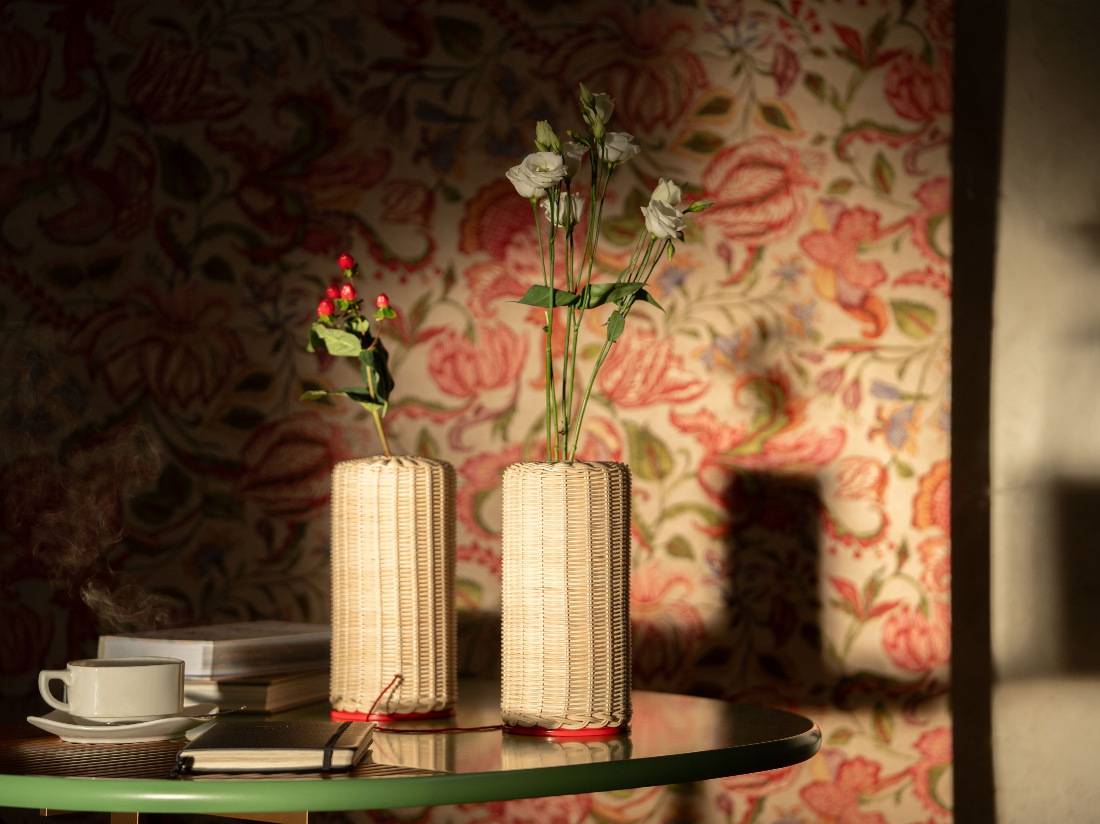 Круглая ваза из медуллина Bottega Intreccio SIMBIOSI ARCH-00082724 - Вид №7