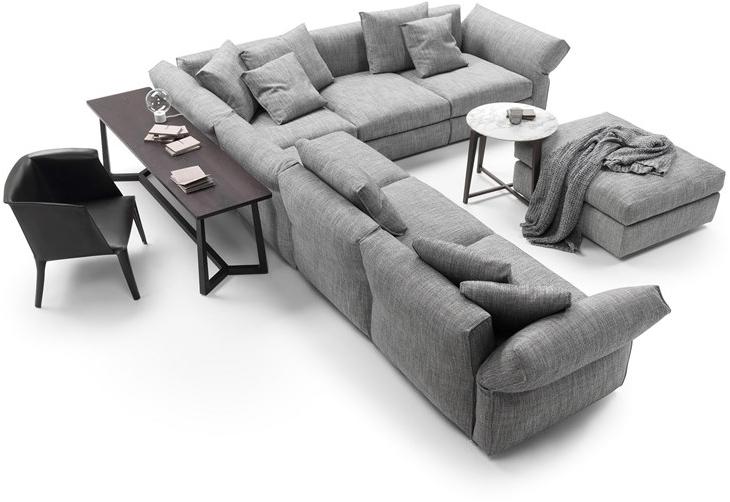 Flexform Модульный угловой диван из ткани Newbridge sun-id-1376691 - Вид №4