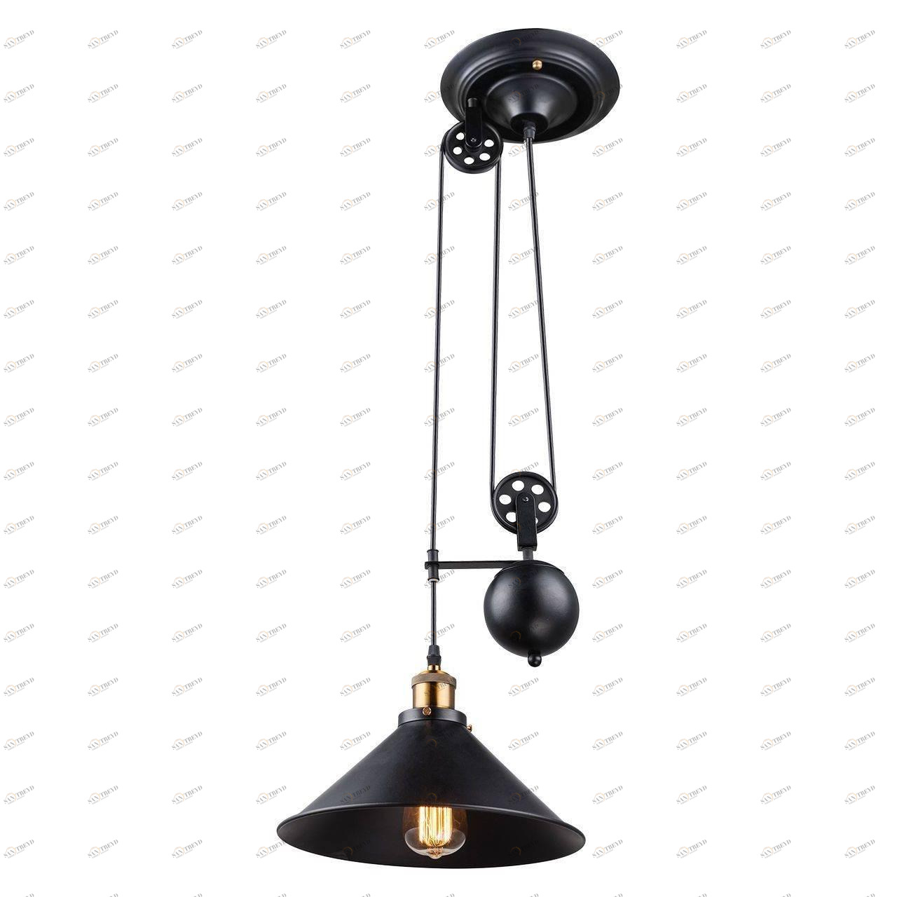 Подвесной светильник Globo Lenius 15053 GLOBO ДИЗАЙНЕРСКИЕ, LENIUS 105274 Черный Ceramica Globo 