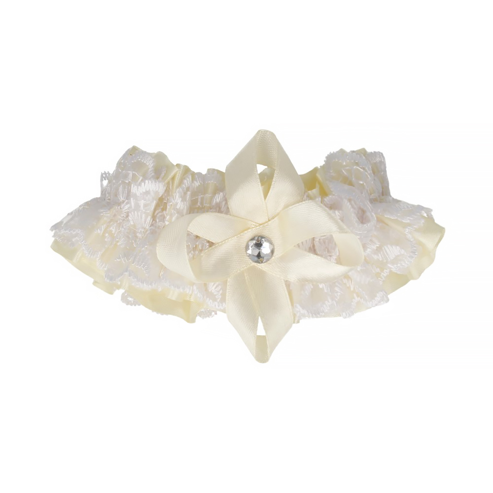 3183946 Подвязка для невесты "Совершенство" Айвори Santreyd 