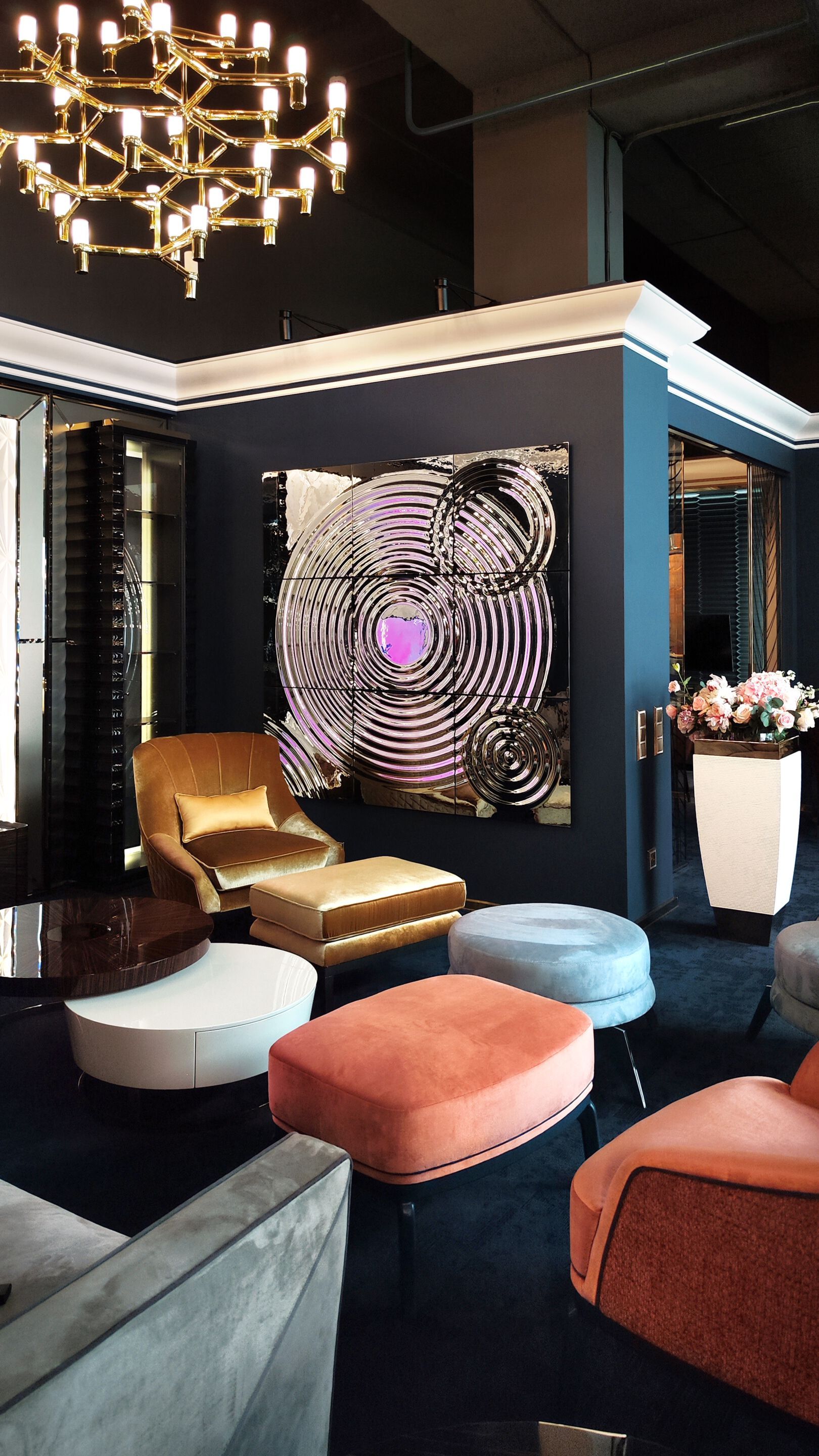 Декоративная стеклянная панель PlusObject Interference ARCH-00023701 - Вид №8