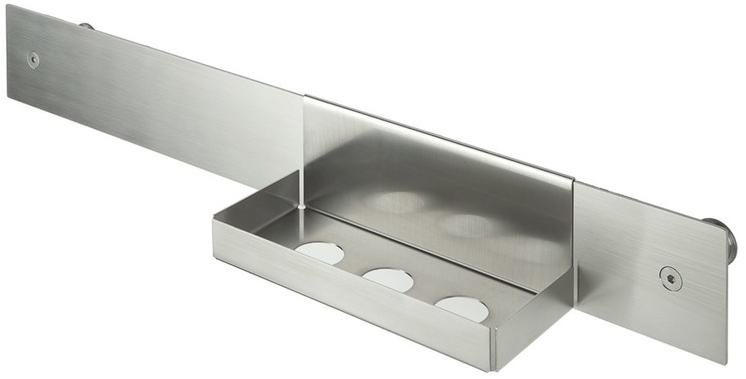 MINA Полка для ванной из нержавеющей стали Emme 27070+7025190f - Вид №1