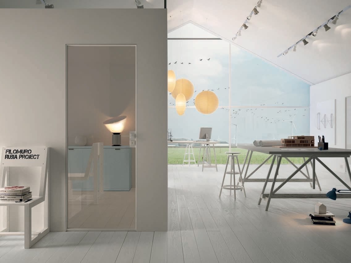 Стеклянная стена заподлицо двери GAROFOLI Filomuro ARCH-00003661