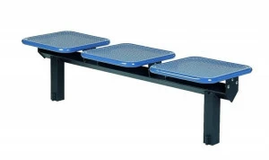 Euroform W Скамья металлическая без спинки на балке  71m/2,7 /2.2/ 2.3