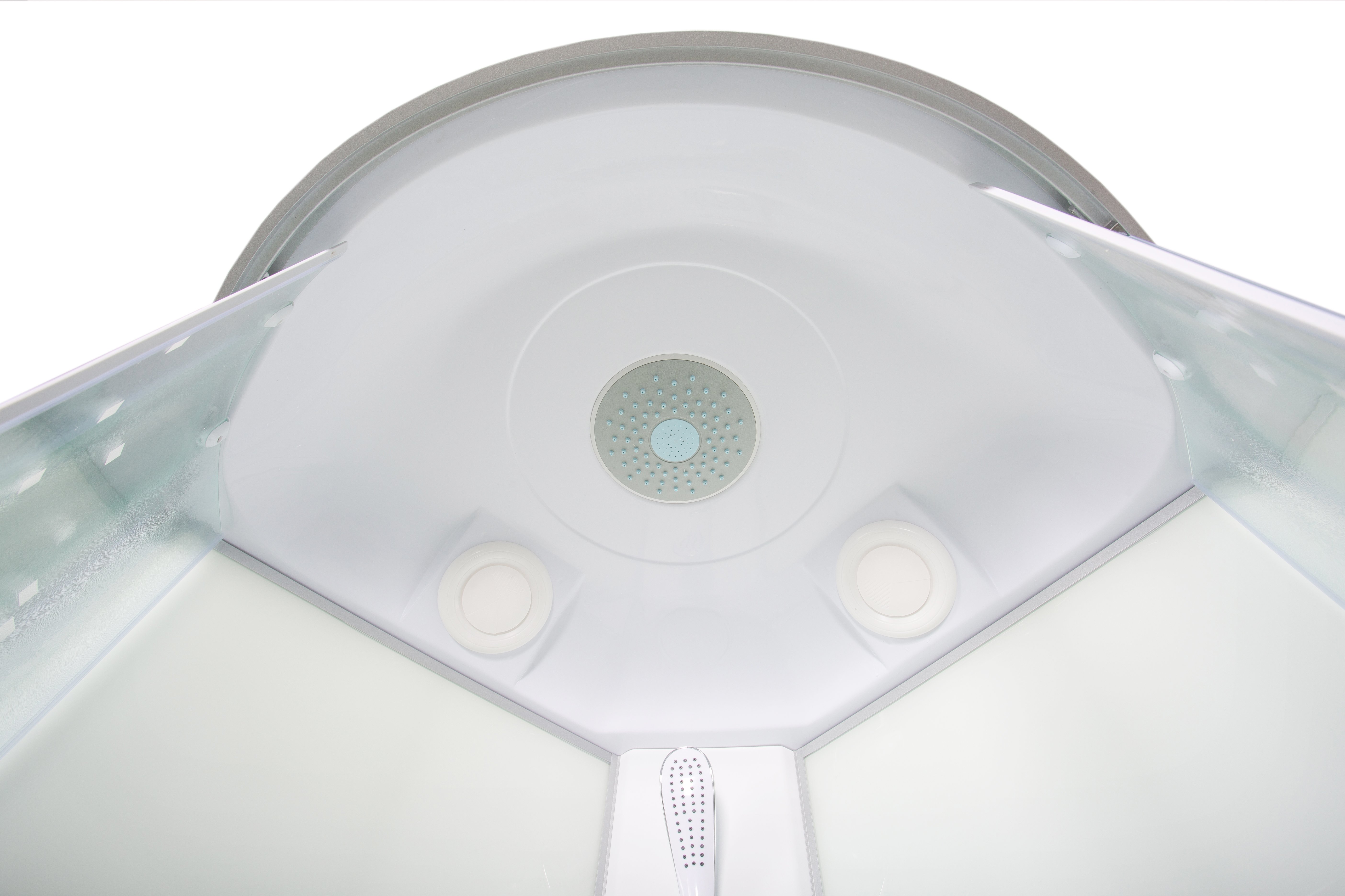 А102 R LED с кнопкой и гидромассажем Душевая кабина DETO Серия А L 910 с электрикой - Вид №22