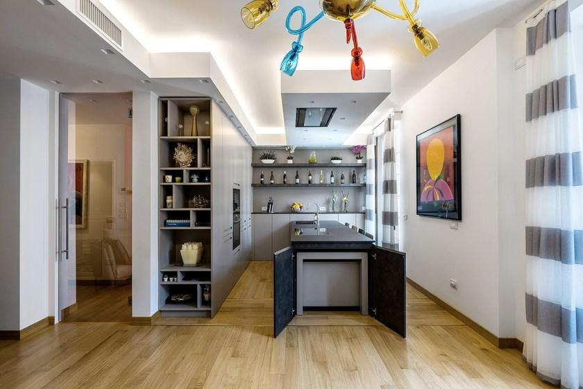 TM Italia Cucine Кухня из дуба и камня с полуостровом sun-id-1373434 - Вид №2