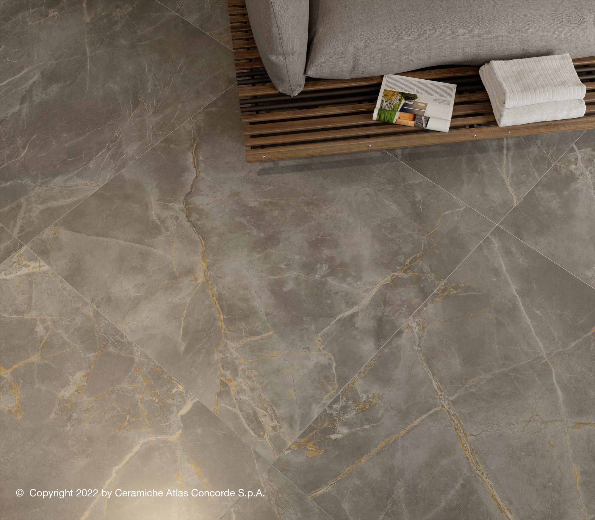 Пол / керамогранит с мраморным эффектом Atlas Concorde Marvel X ARCH-00046057 - Вид №13