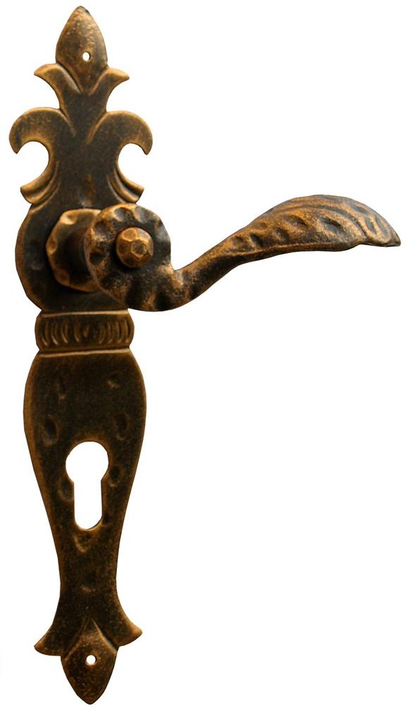 Galbusera Ручка из кованого железа на пластине  314  - Вид №1