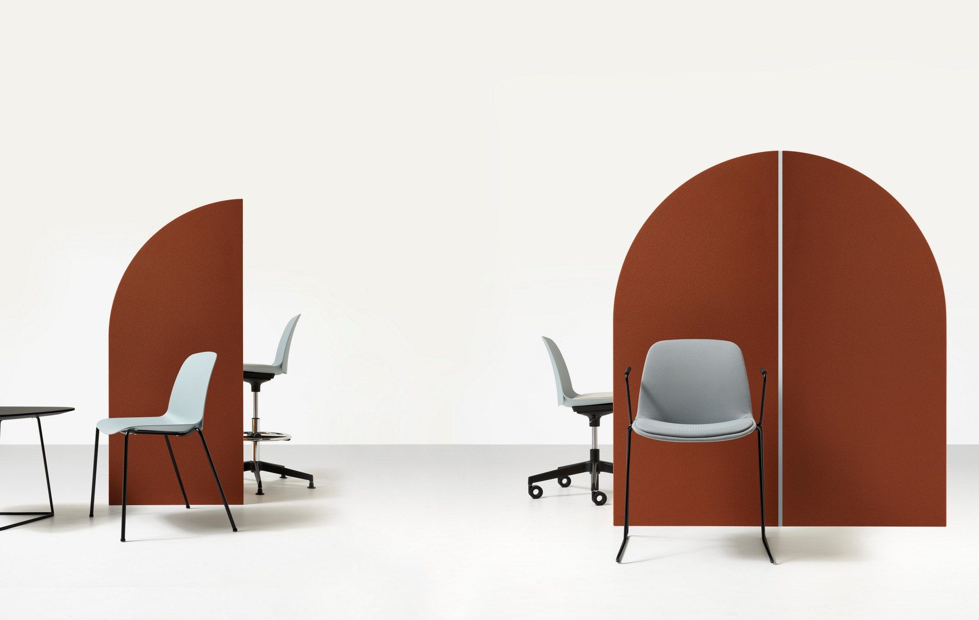 Стул для конференций из полипропилена с подлокотниками Diemme Kire ARCH-00128245 - Вид №1