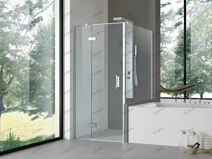 Gruppo Geromin Душевой уголок угловой с распашной дверцей Stylé Style sun-id-1462677