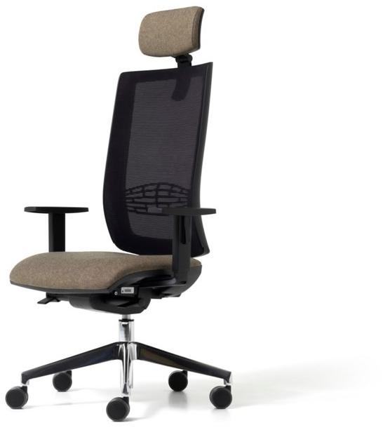 Diemme Офисный стул из 5-спицевой сетки с подголовником Goal sun-id-1390007 - Вид №1