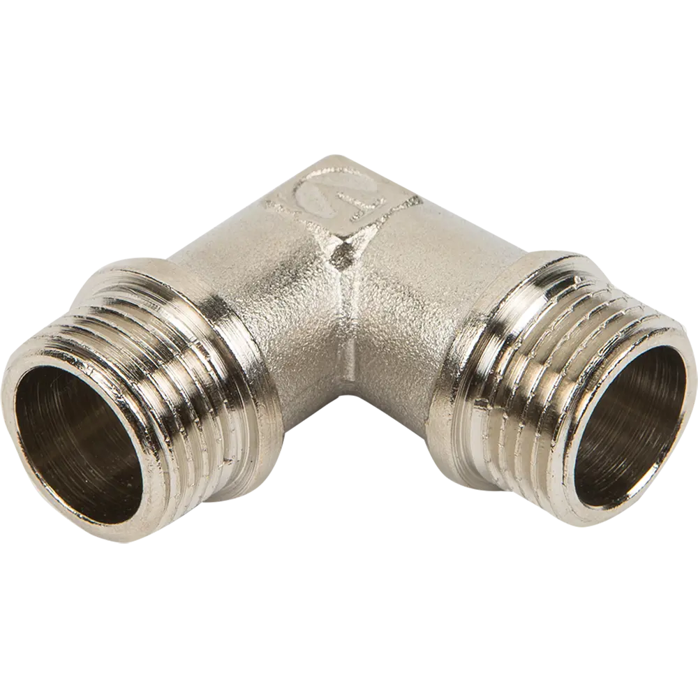 Угол Valtec наружная-наружная резьба 1/2" никелированная латунь VTr.093.N.0004 STLM-2026749