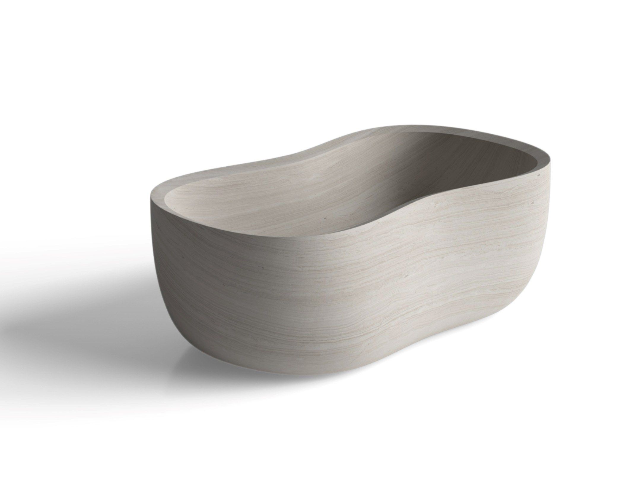 Мраморная ванна в центре комнаты Salvatori душа ARCH-00040036 - Вид №8