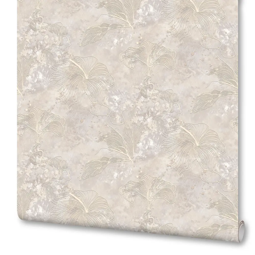 Обои флизелиновые Startdeco Алсу бежевые 1.06 м МП281678 STLM-2091155