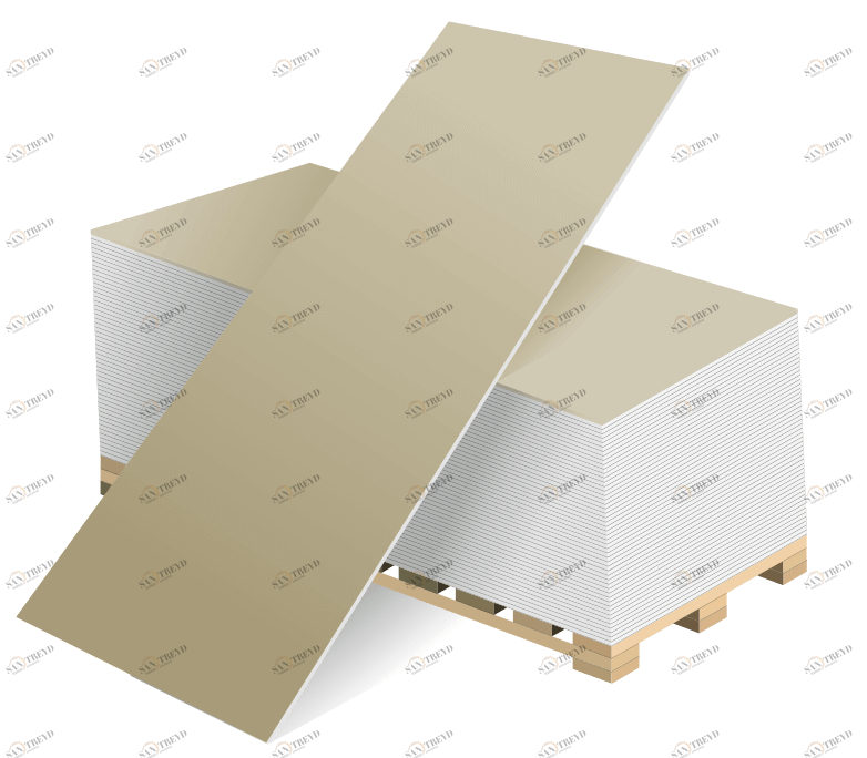 Гипсокартон ГКЛ 2500х1200х9,5мм Магма 6179