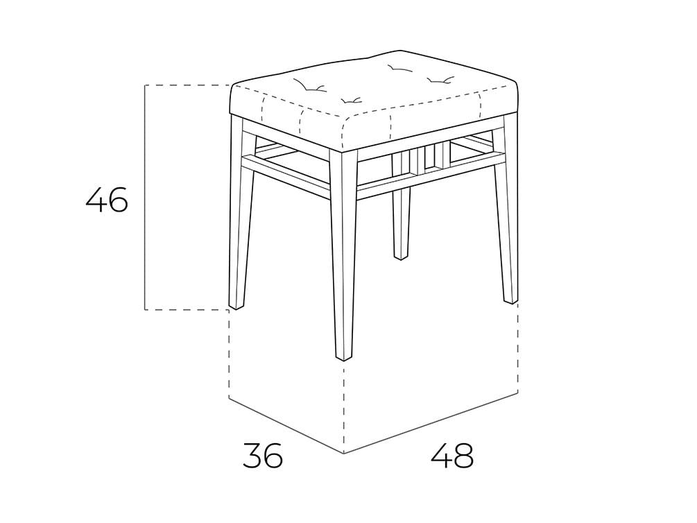 Мягкий стул с низким деревянным Капитоном Angel Cerda Loft Tendencia ARCH-00104945 - Вид №5