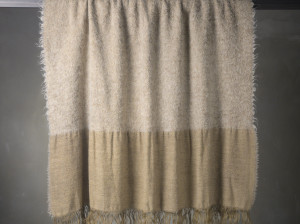 Льняной и хлопковый плед